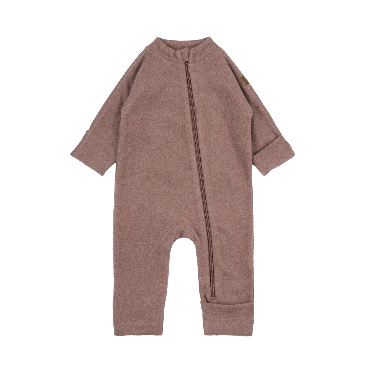 MIKK-LINE | Heldress i bomullsfleece med oppbrettbare mansjetter