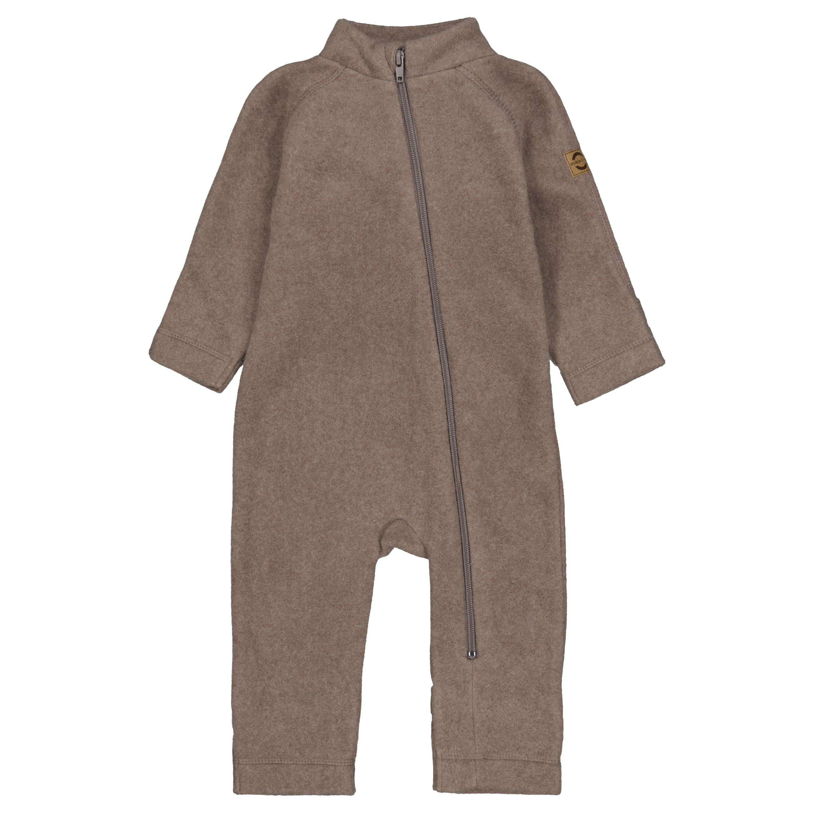 MIKK-LINE | Heldress i bomullsfleece med oppbrettbare mansjetter
