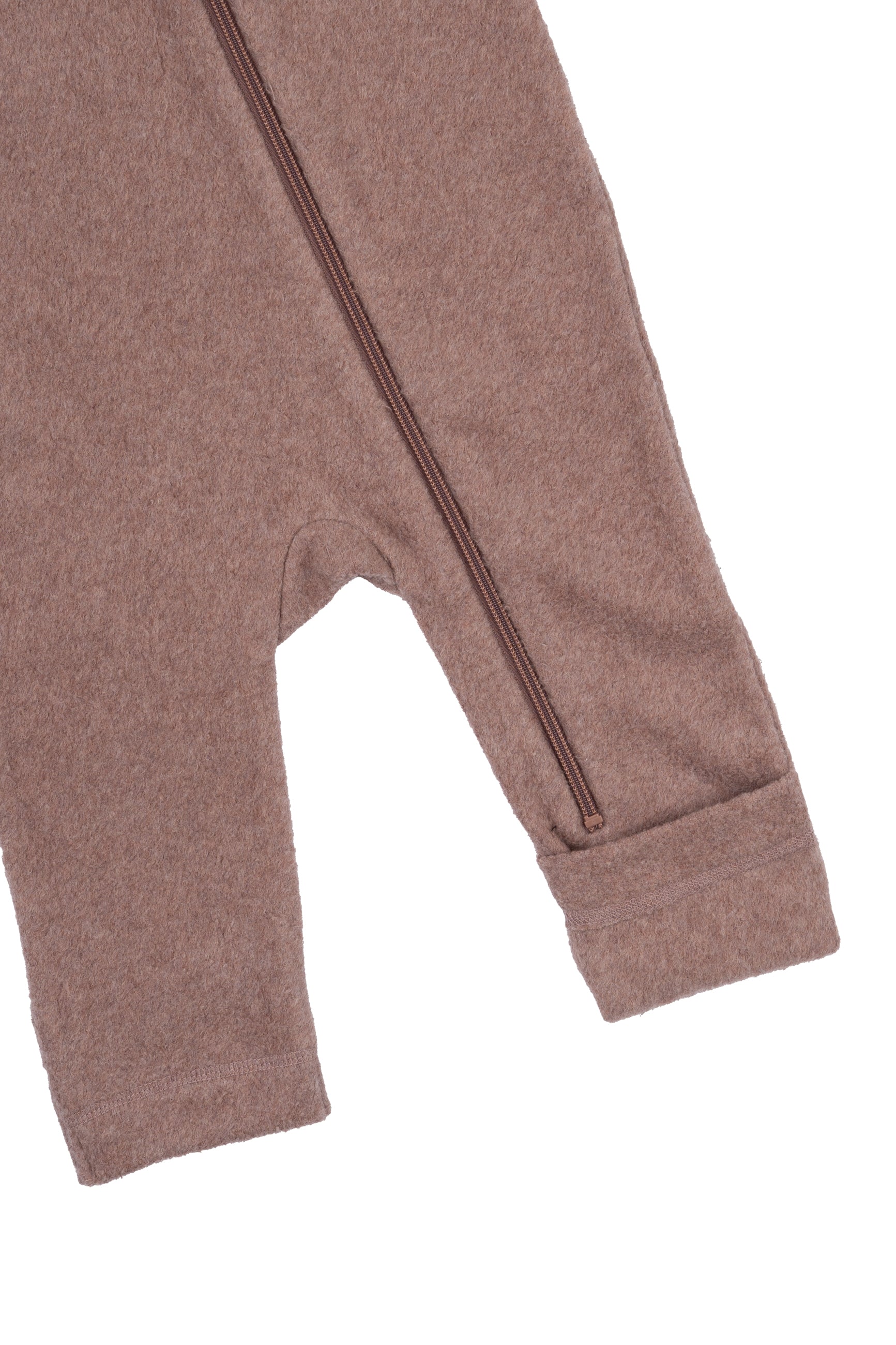 MIKK-LINE | Heldress i bomullsfleece med oppbrettbare mansjetter