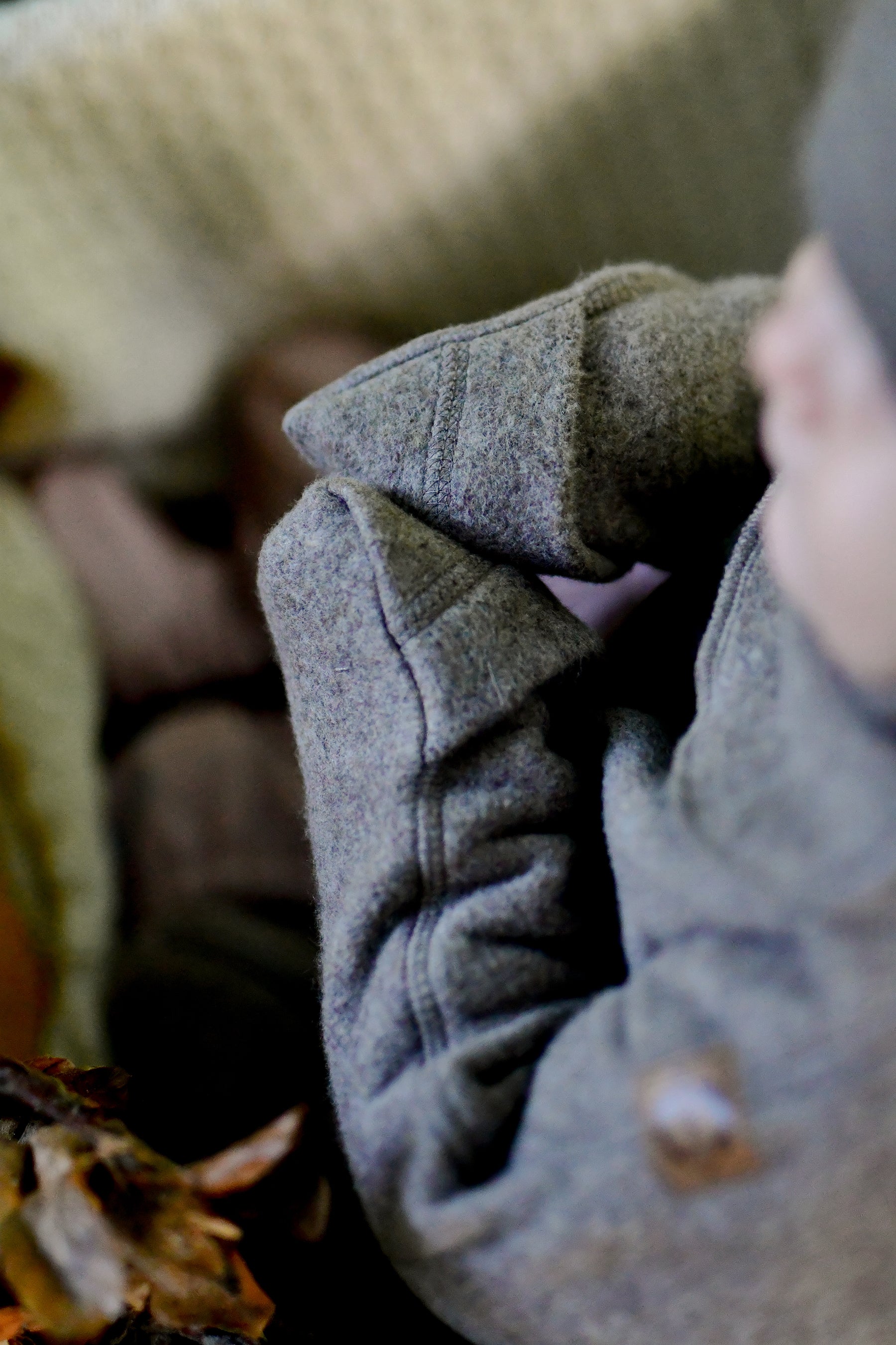 MIKK-LINE | Heldress i bomullsfleece med oppbrettbare mansjetter