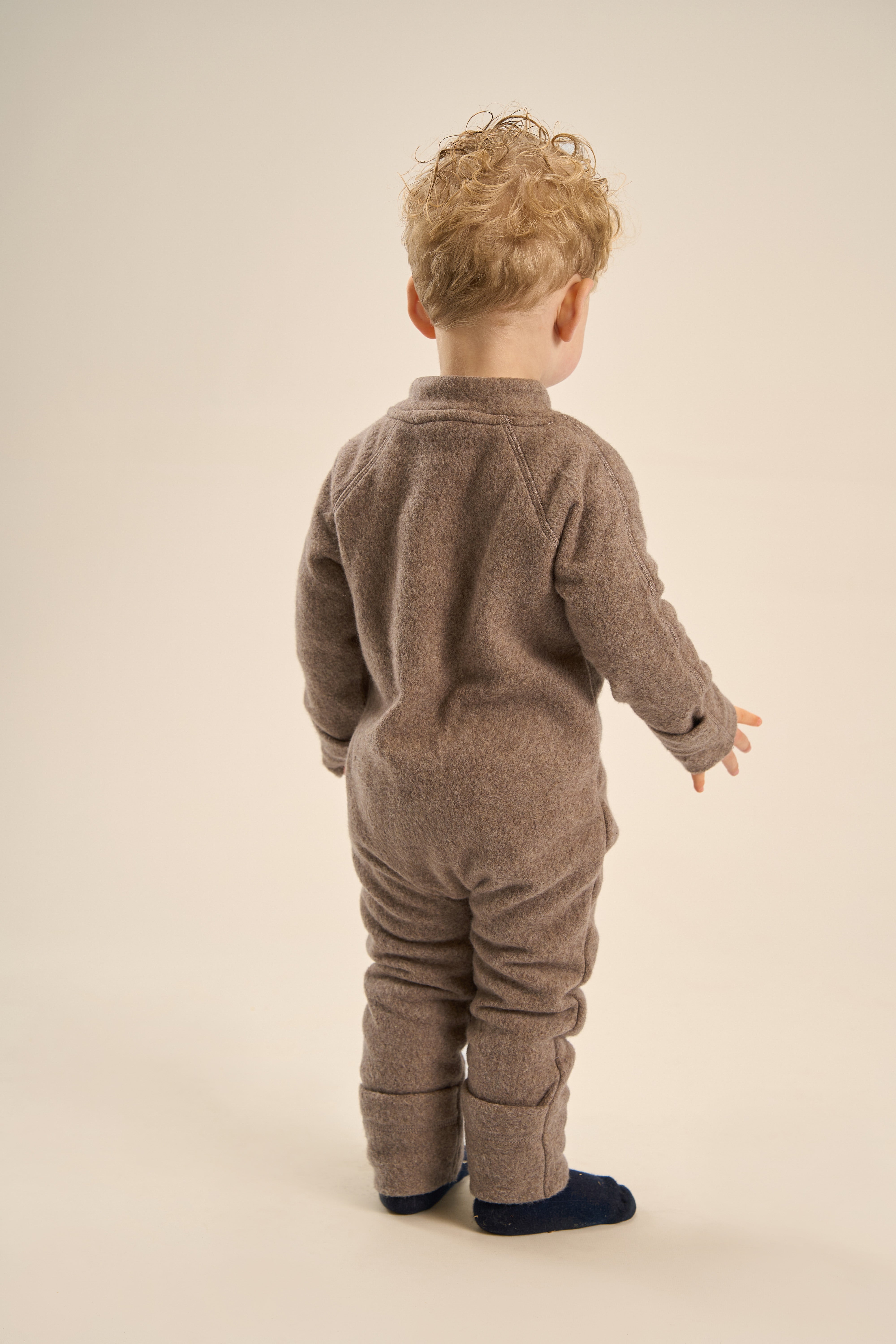 MIKK-LINE | Heldress i bomullsfleece med oppbrettbare mansjetter