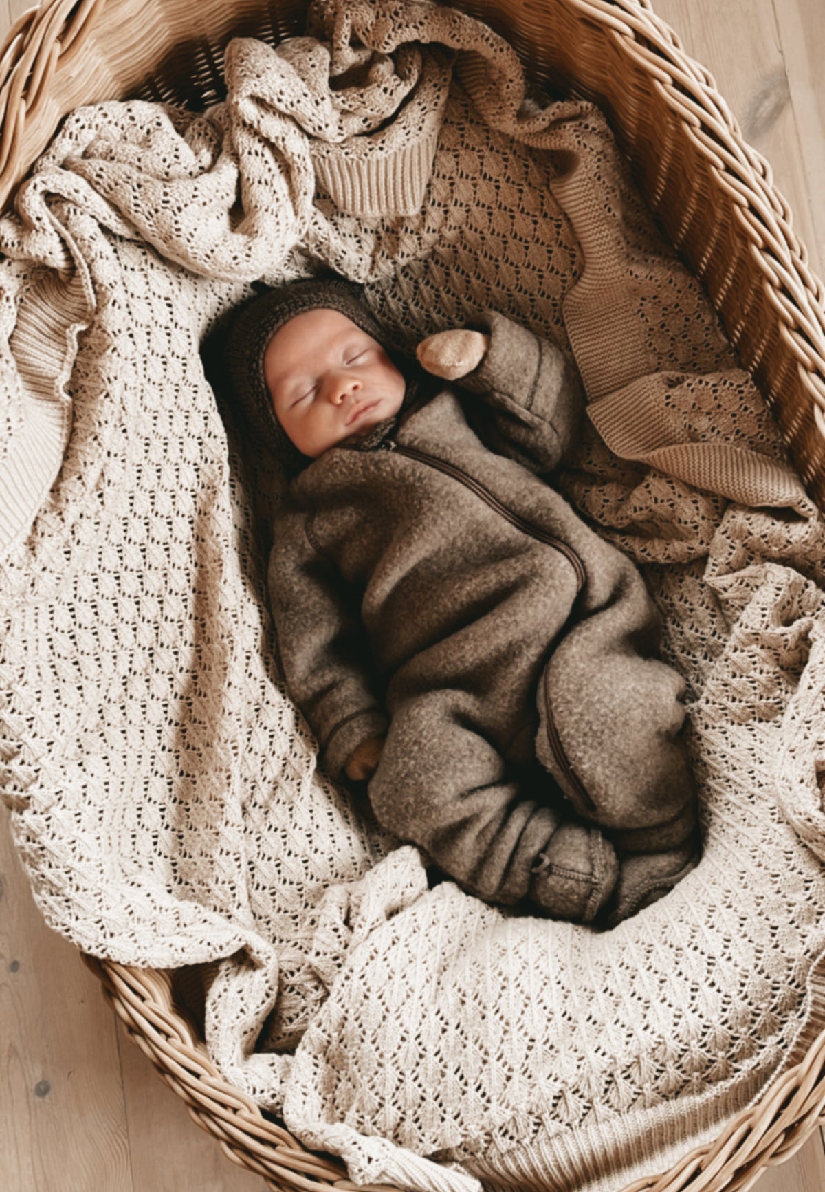 MIKK-LINE | Heldress i tykk ullfleece med brettbare mansjetter