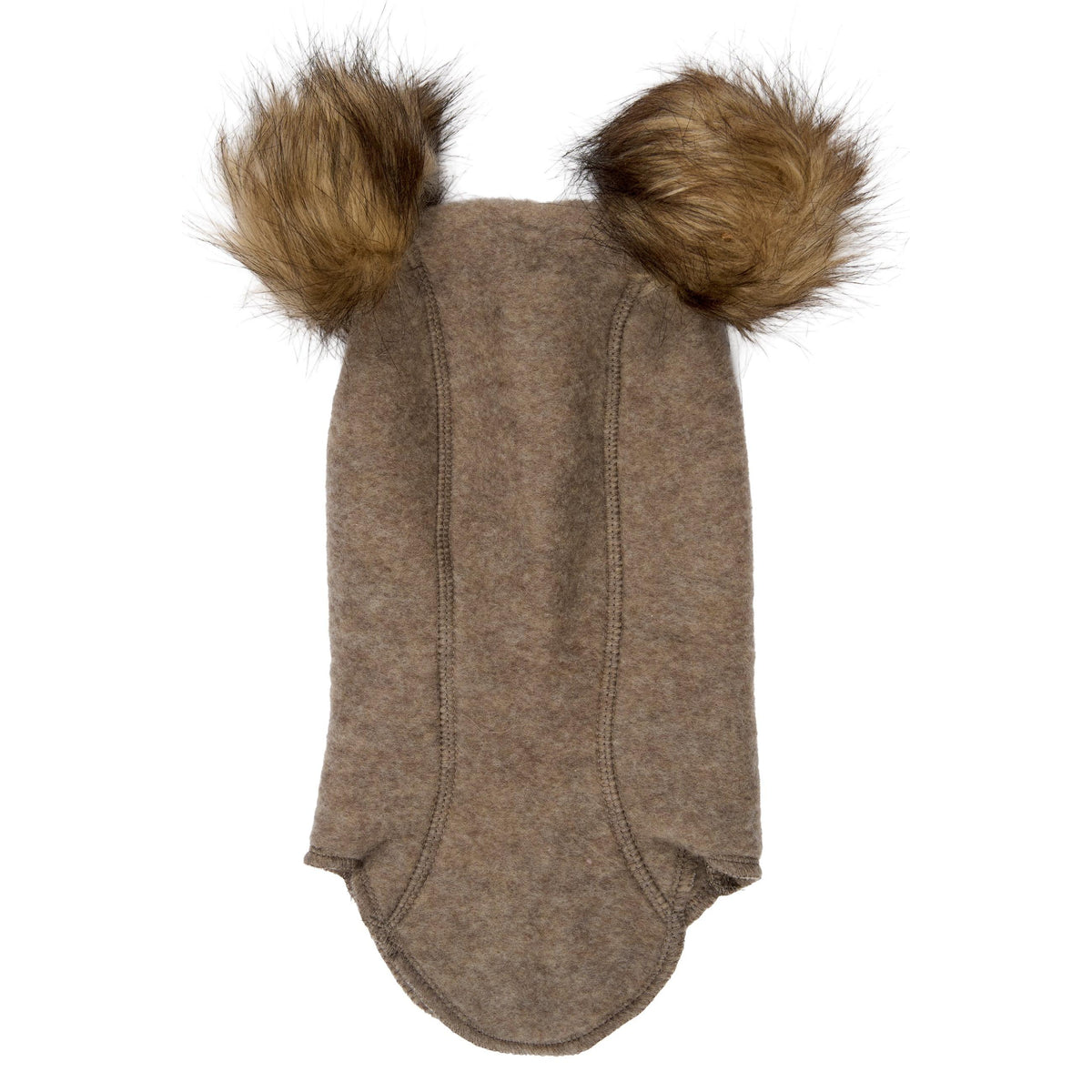 MIKK-LINE | Balaclava i tykk ullfleece med dusker