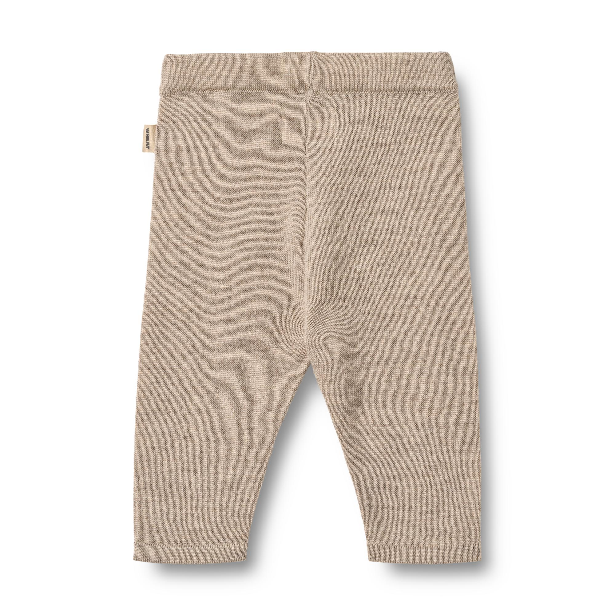 WHEAT | Knit Trousers Neel i 100% merinoull
