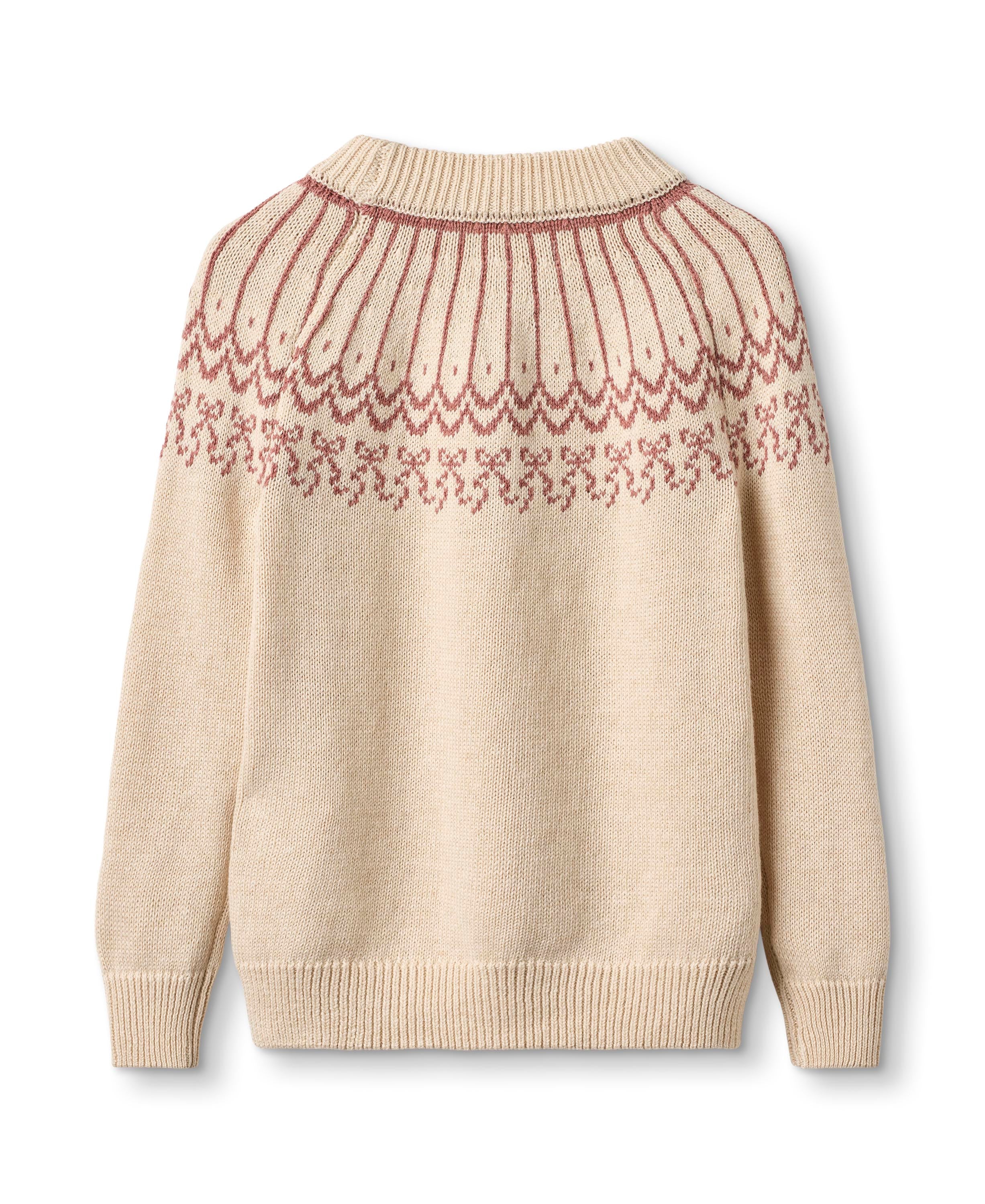 FLIINK | NOVA BOW PULLOVER 85% bomull/15% ull
