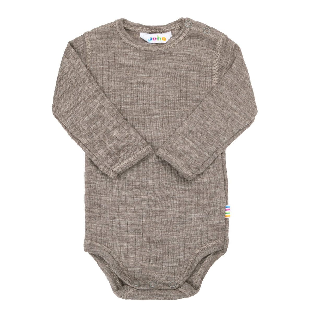 JOHA | Ullsett 100% merinoull, body, leggings u/fot & balaclava Sesam Melange