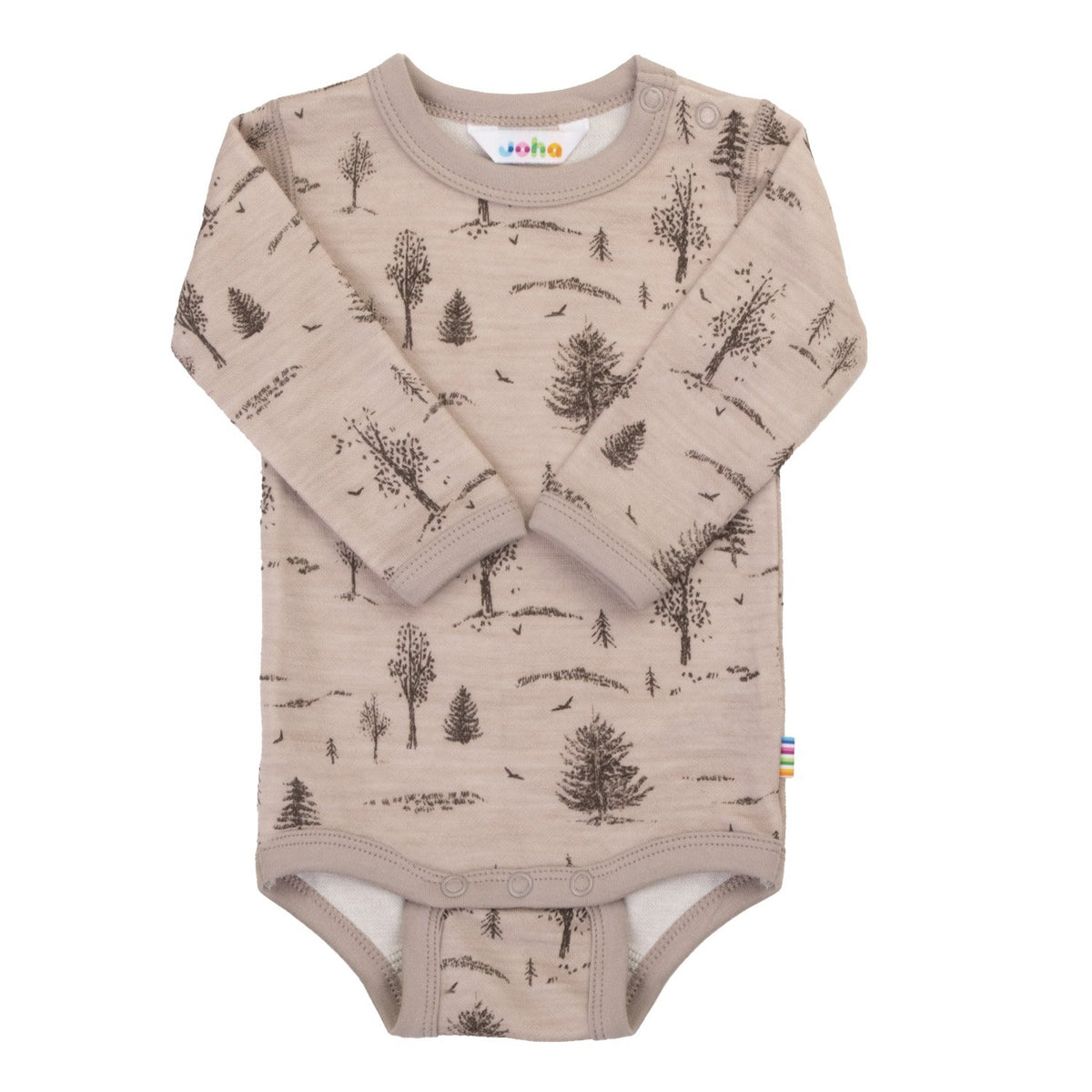 Joha | Ull/bambus sett Forest body, leggings u/fot & babylue